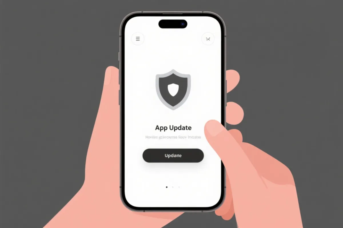 账号安全与应用更新示意图